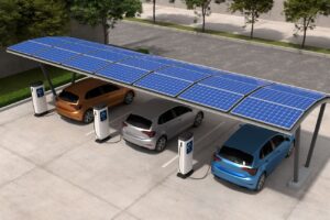 Energia solar para carregamento de carro elétrico