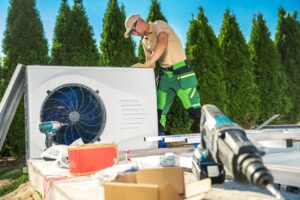 Instalação de bombas de calor para piscinas